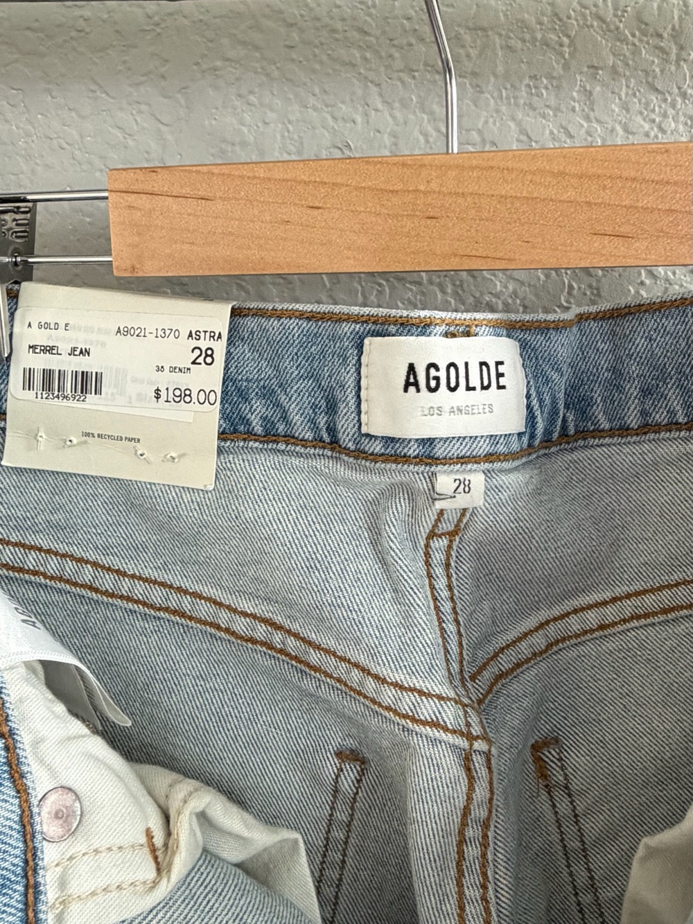 AGOLDE Merrell Jeans - Classic Straight Fit - Picture 2 of 2